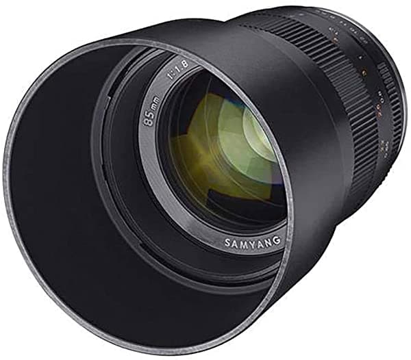 Samyang - Objetivo De Enfoque Manual Para Cámaras Sony E Mount Nex (3.346 In F/1.8) Color Negro 85mm f/1.8