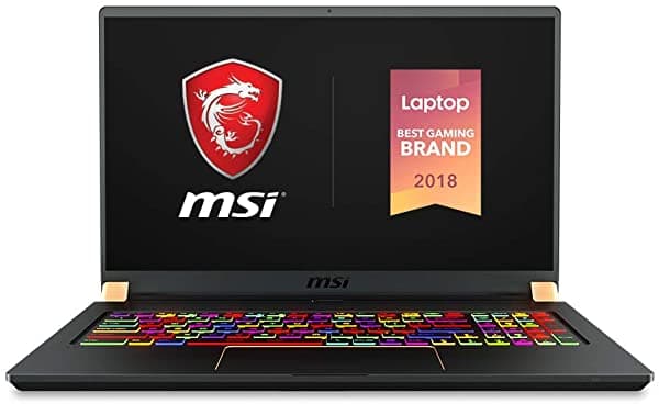 Msi Gs75 Stealth-247 Portátil Para Juegos De 173" Pantalla De 144Hz Bisel Fino Intel Core I7-9750H Nvidia Geforce Rtx2080 32 Gb 512 Gb Nvme Ssd Thunderbolt 3