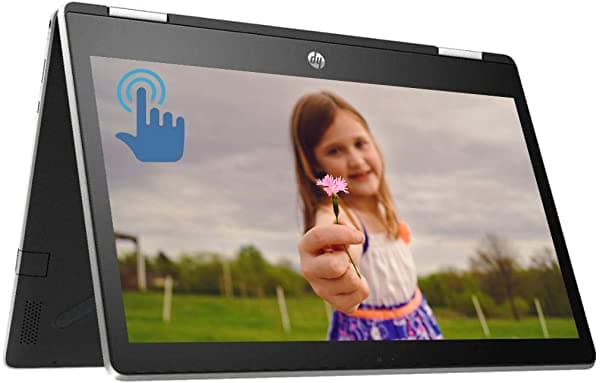 HP Pavilion x360 Premium 2 en 1 notebook Intel Quad-Core Pentium Silver N5000 procesador 11.6" HD IPS pantalla táctil 4GB DDR4 128GB SSD HD cámara B&O USB-C HDMI WiFi BT 4.2 Win 10
