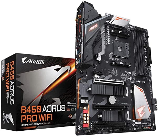 G Gigabyte"B450 Aorus Pro Wifi" Placa Base Atx Con Chip Amd B450 Para Socket Am4 (Productos Japoneses Originales) Se Envía Desde Japón.