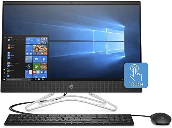 HP 23 All-In-One computadora de escritorio 2020 | Intel Hexa-Core i5-8400T hasta 3.3GHz | 32GB DDR4 RAM | 16GB Intel Optane + 1TB HDD | 23.8" FHD pantalla táctil | DVD | Bluetooth 4.2 | AC WiFi | Windows 10 Home