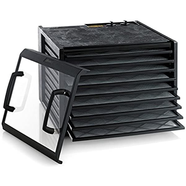 Excalibur 3926Tcdb - Deshidratador Eléctrico Para Alimentos (9 Bandejas) Con Configuración De Temperatura Ajustable Y Temporizador De 26 Horas Color Negro