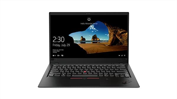 Lenovo ThinkPad X1 Carbon notebook con Windows de alto rendimiento (Intel Core i7 16GB RAM 512GB SSD Windows 10 Pro) 20KH002JUS