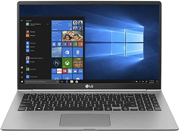 Lg 15.6" Gramo Full Hd Ips Visualización Táctil Mil-Spec Computadora Portátil Intel Core I7 - 8550U 180 Ghz 16 Gb De Ram 512 Gb Ssd Windows 10 Home Plateado Oscuro (Reacondicionado Certificado) 15z980-a.aas8u1