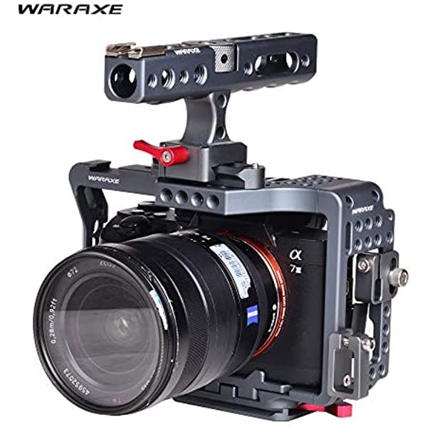 Waraxe A7Iii - Kit De Jaula Para Cámara Sony A7 Riii/ A7Iii/A7Miii (Incluye Asa Superior) 4151