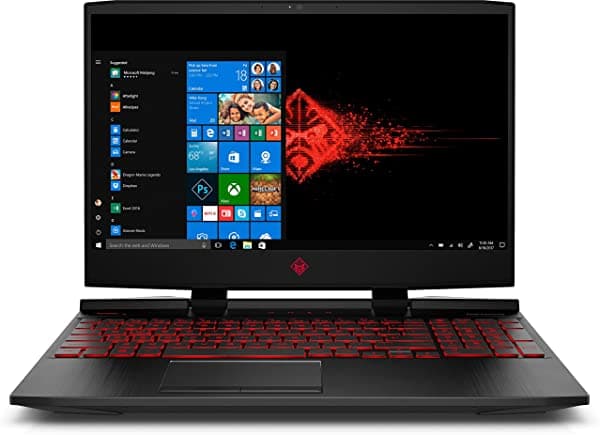 HP 7EJ32UA 15" i5 9300H 12GB RAM 1TB+128GB SSD Laptop potente y veloz para trabajo y entretenimiento