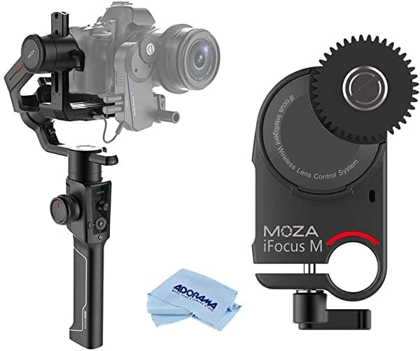 Moza Air 2 Estabilizador Gimbal De Mano De 3 Ejes - Bundle iFocus M Motor De Enfoque De Seguimiento Inalámbrico Para Air 2 Air Cross 2 Gimbals Paño De Microfibra