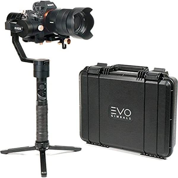 EVO Rage Gen2 Gimbal De 3 Ejes Para Cámaras DSLR Y Sin Espejo El Estabilizador Trabaja Con Sony A7S II Panasonic GH4 Y GH5 Y La Mayoría De Las Cámaras Entre 350G Y 1800G 1 Año De Soporte EVO-50580