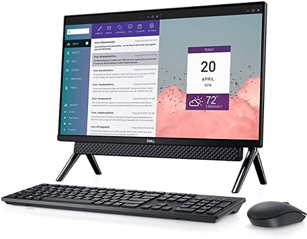 Dell Inspiron 24 5490 Touch All In One 1TB SSD 32GB RAM Win 10 Pro (Intel 10ª Gen Procesador Turbo Boost 4.10GHz 32 GB RAM 1 TB SSD 24" Touchscreen FullHD IPS Win 10 Pro) Computadora De Escritorio