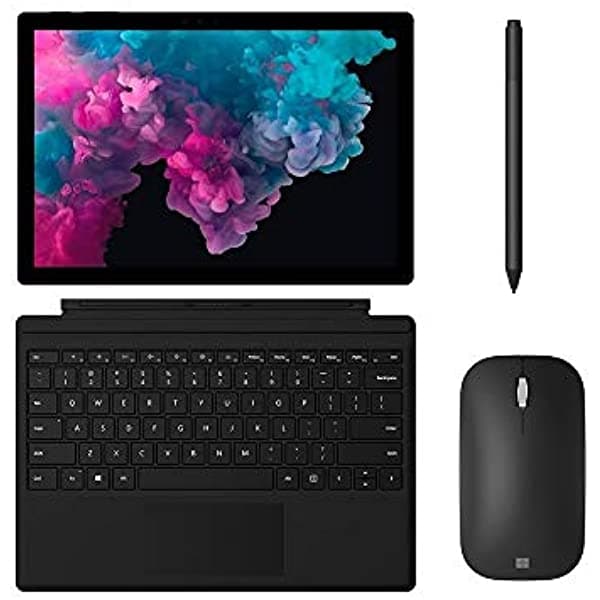 Microsoft Surface Pro 6 Black 12.3" (2736 X 1824) Tablet Pantalla Táctil Con Teclado Lápiz Y Ratón Para Surface - Intel 8Th Gen Core I5 (Hasta 3.40 Ghz) - 8Gb Ram - 256Gb Ssd NA