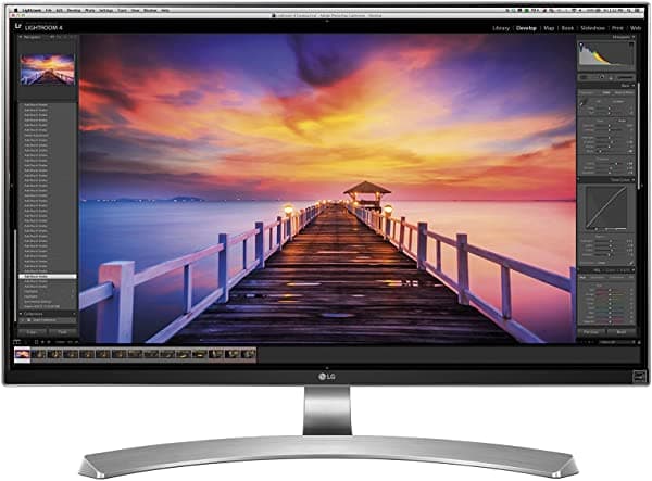 LG 4K UHD 27UD88-W Monitor LED de 27" con Iluminación, Compatible con USB Tipo-C