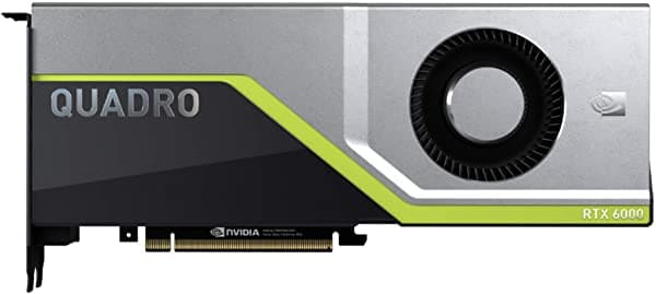Pny Vcqrtx6000-Pb Quadro Rtx 6000 - Tarjeta Gráfica (24 Gb) VCQRTX6000-BLK