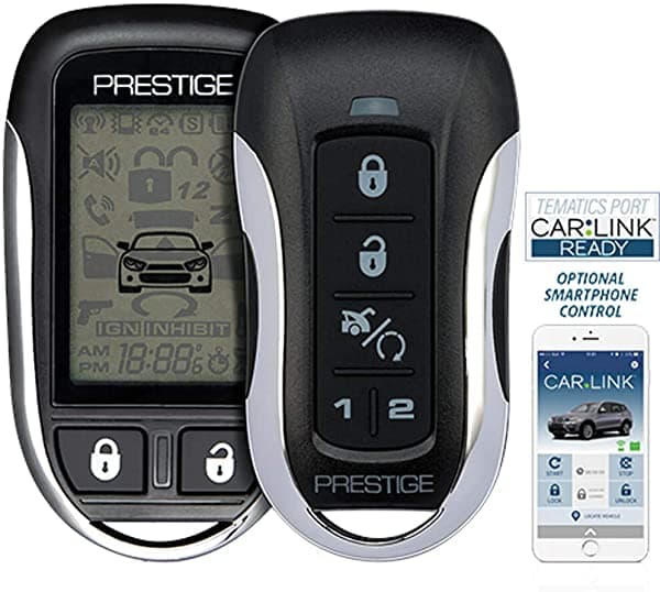 Prestige Aps997Z Lcd Bidireccional De Confirmación De Inicio Remoto Y Alarma Rango De 1 Milla