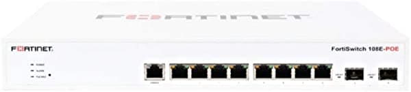 Fortinet - Fs-108E-Fpoe - Conmutador Ethernet Fortinet Fortiswitch 108E-Fpoe - 8 X Red Gigabit Ethernet 2 X Ranura De Expansión Gigabit Ethernet - Manejable - Par Trenzado Fibra Óptica - Modular - 2