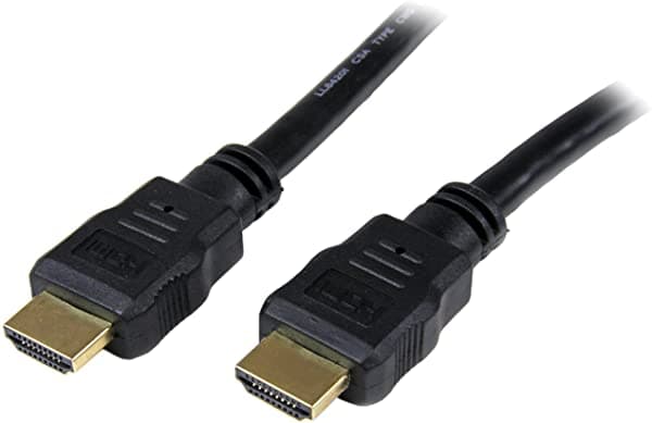StarTech.com - Cable HDMI de Alta Velocidad (30 cm, 4K x 2K, HDMI M/M, HDMI 1.4, Chapado en Oro, HDMM30CM) Color Negro