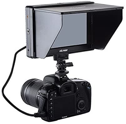 Viltrox 7" Dc-70 Clip-On Color Tft Lcd Monitor Hdmi 1280 X 800 De Entrada Av Para Cámaras Réflex Digitales MONIT1-609