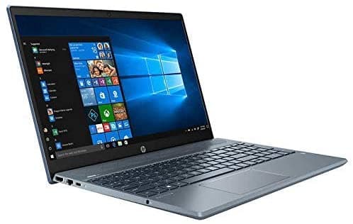 Hp Pavilion 15-Cs3073Cl 15.6" Laptop Con Pantalla Táctil - 10ª Generación Intel Core I7-1065G7 - Geforce Mx250 -16Gb Ram - Hdd De 1Tb - Teclado Retroiluminado - Azul Niebla