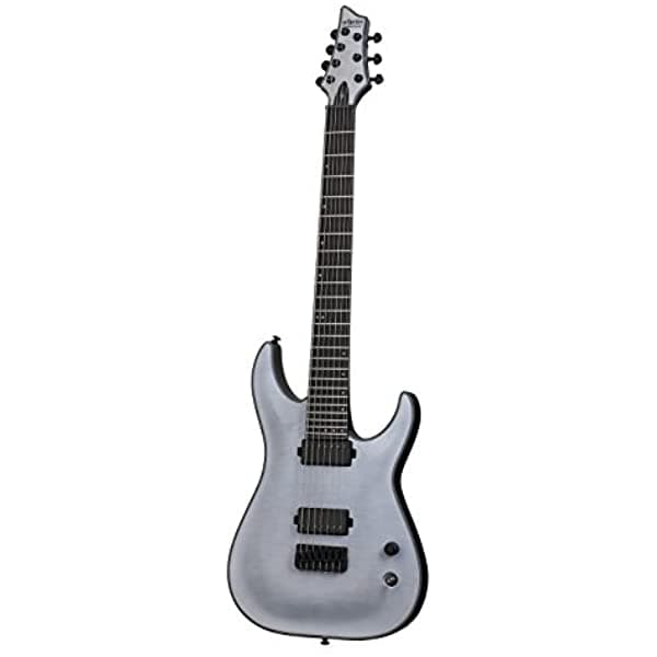 Schecter Km-7 Keith Merrow Artista Modelo Sólido Cuerpo Guitarra Eléctrica Trans Blanco Satinado 235