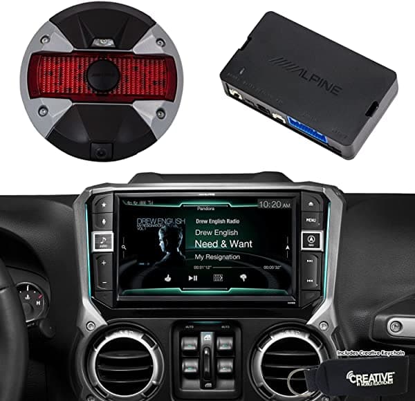 Alpine Restyle X209-Wra 9" Gps Radio Hce-Tcam1-Wra Tire Cámara De Visión Trasera & Accesorio Driver De Repuesto X209-WRA+HCE-TCAM1-WRA+KAC-001
