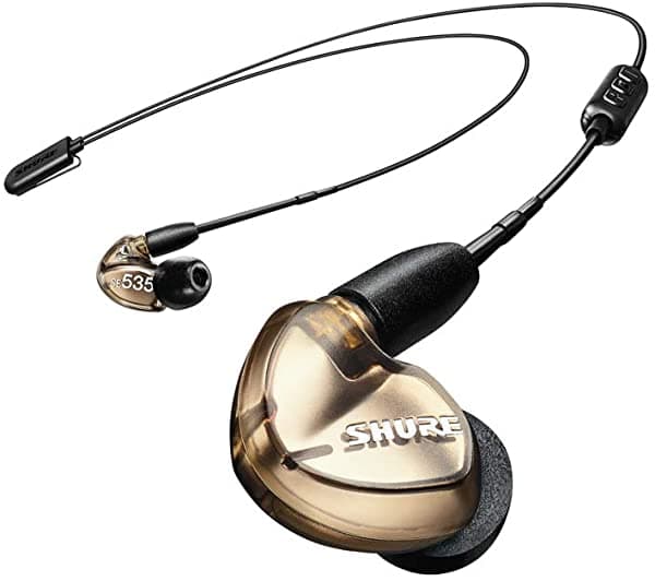 Shure Se535-V+Bt1 Auriculares Inalámbricos De Aislamiento De Sonido Con Cable De Comunicación Bluetooth Habilitado