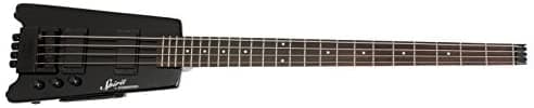 Epiphone Steinberger XTSTD4BK1 Bajo de 4 Cuerdas Negro, diseño compacto y moderno, ideal para músicos en movimiento.