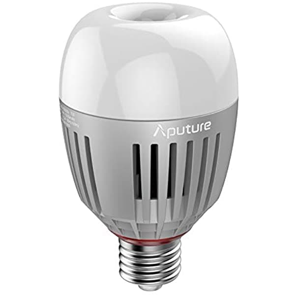 Aputure Accent B7C RGBWW lámparas LED de color con CCT 2000K-10000K temperatura de color brillo regulable inalámbrico control por app Sidus Link firmware actualizable batería de litio integrada