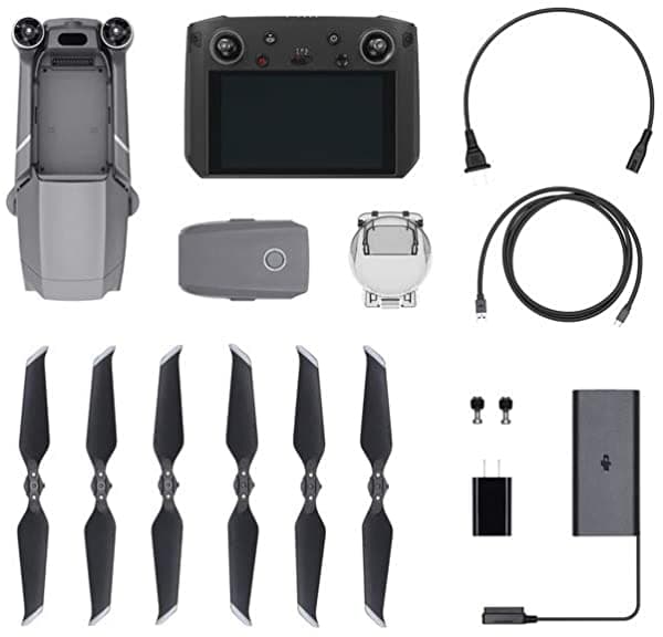Dji Mavic 2 Pro - Drone Quadcopter Uav Con Controlador Inteligente Con Cámara Hasselblad De 3 Ejes Gimbal Hdr 4K Video Apertura Ajustable 20Mp 1 "Cmos Sensor Hasta 48Mph Gris CP.MA.00000021.01
