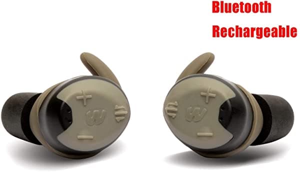 Walker'S Silenciador Bluetooth Auriculares Digitales Recargable Nrr23Db Mensajes De Voz Compresión Activada Por Sonido GWP-SLCR-BT