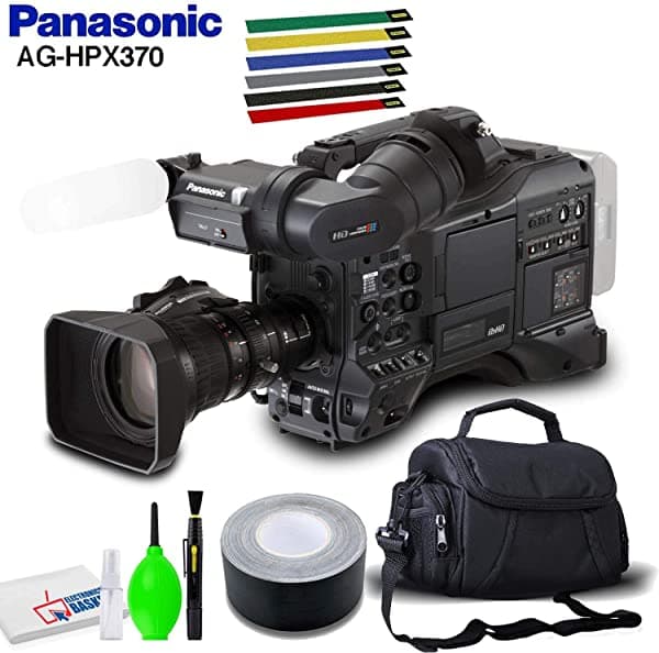 Panasonic Ag-Hpx370 Series P2 Hd - Juego De Accesorios Para Videocámara Con Funda De Transporte Acolchada Cinta Gaffer Bridas Y Kit De Limpieza AGHPX370PJ