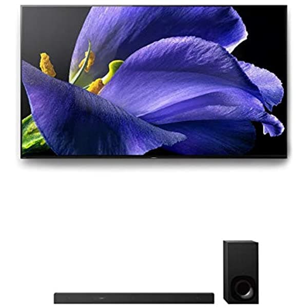 Sony Xbr-65A9G 65" Bravia Oled 4K Uhd Hdr Tv Y Ht-Z9F 3.1-Channel Dolby Atmos Soundbar Con Subwoofer WWS65A9GZ9