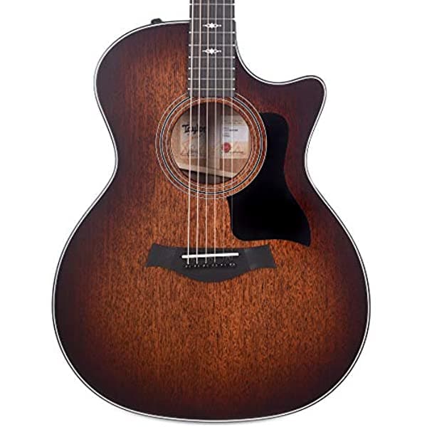 Taylor 324ce - Acabado Shaded Edgeburst, Laterales y Trasera de Blackwood de Tasmania, V-Class Bracing 324CE | V-CLASS BRACI