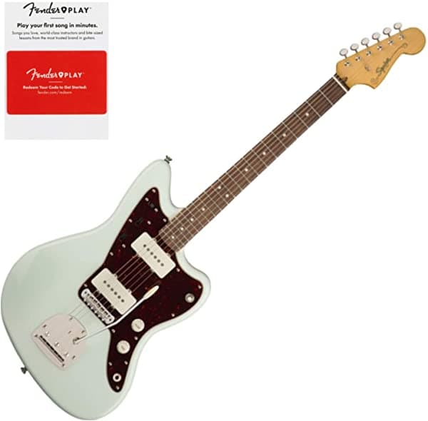 Squier 0374083572 Classic Vibe 60s Jazzmaster diapasón de laurel Sonic Blue