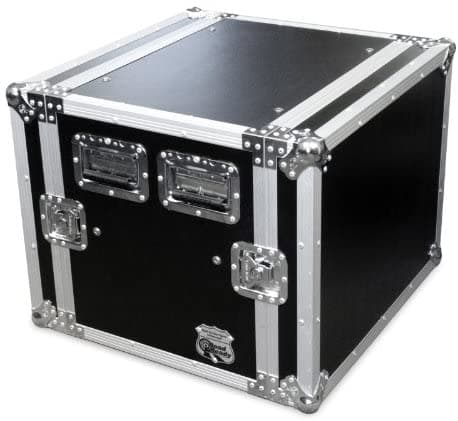 Road Ready RR8UADS Estuche de Lujo 8U para Amplificador con Montaje Antichoque de 18 Pulgadas