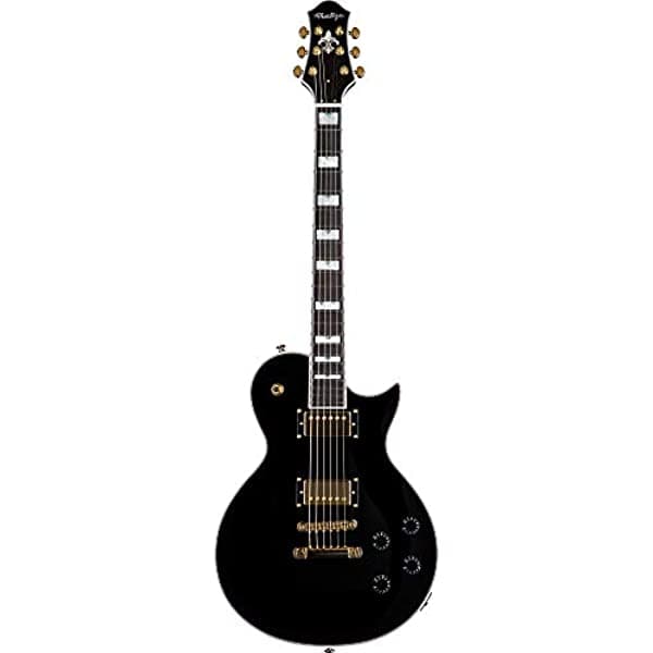 Prestige Heritage Elite BK Guitarra Eléctrica de Cuerpo Sólido 6 Cuerdas para Diestros Gloss Black 16013