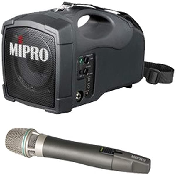 Mipro MA-101G ACT-24HC Sistema PA ACT24HC con Micrófono de Mano Inalámbrico