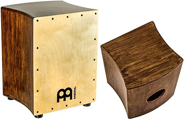 Meinl Ergo Bajo Cajon Box Drum Snares Internas No Hechas En China Cuerpo De Madera Dura Vintage Brown 2 Años Subcajergo