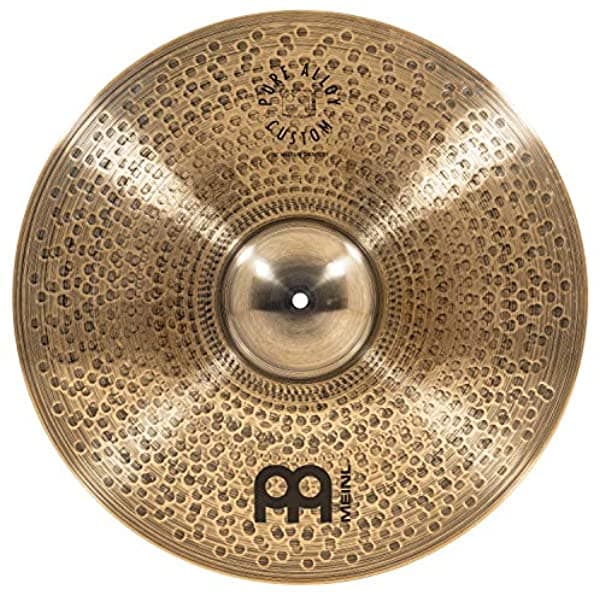 Meinl Cymbals 20" Medium Thin Ride - Pure Alloy Custom - Fabricado en Alemania, Garantía de 2 Años (PAC20MTR)