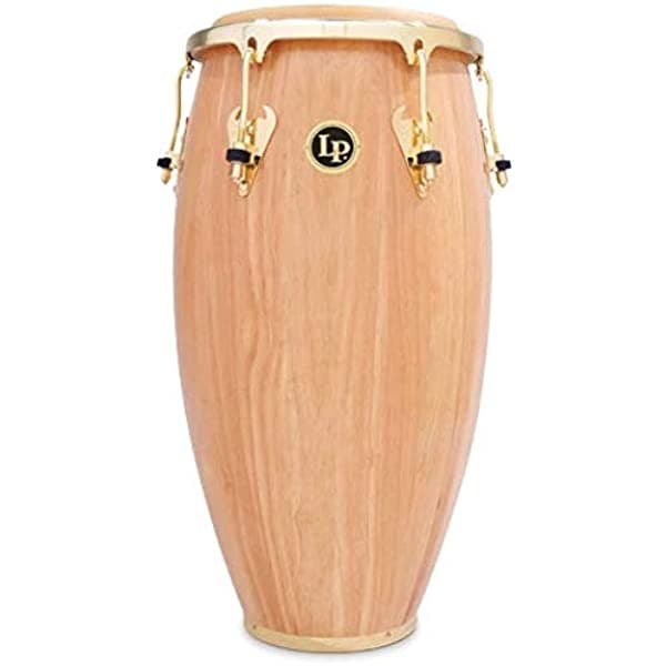 Latin Percussion LP Matador 11-3/4 Conga de Madera Natural Gold Tone M752S-AW