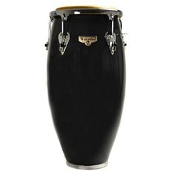 Latin Percussion LP Matador Tumbadora de Madera de 12-1/2" - Marrón Almendra/Cromo M754S-ABW