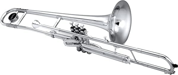 Jupiter 530 Serie C Válvula Trombón Plateado Campana De Latón Amarillo