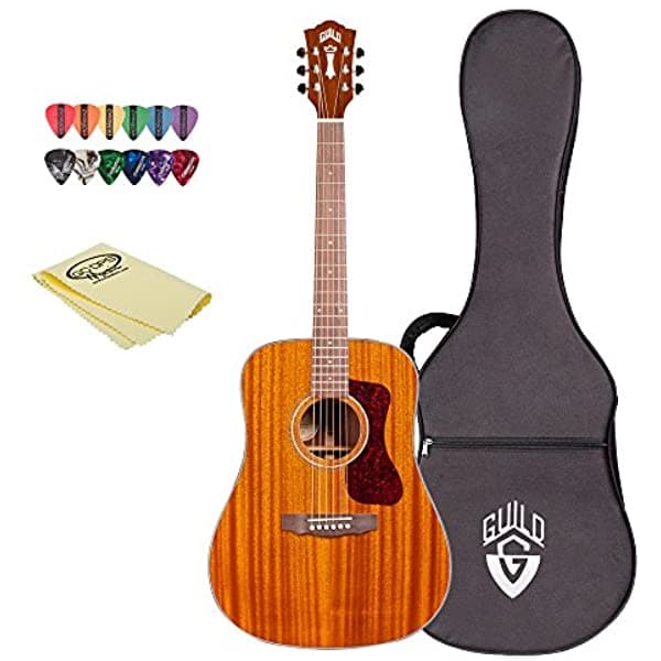 Guild Guitars Gremio D-120 Nat-Kit-1 Acustica Natura Deadnouth A Todo La Guitarra De Cabra A