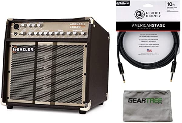 Genzler Aa-Mini Acústica Mini Guitarra Amplificador Premium Cable Y Esmalte