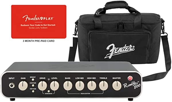 Fender 2372000000 Rumble 800 Hd Cabezal Bajo Fender Play Card