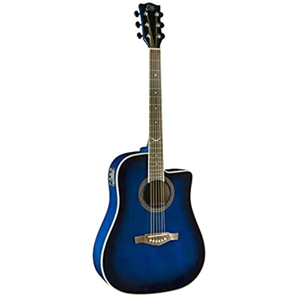 Eko Guitarra 0 6217007 Serie Nxt Dreadnought Cutway Electroacústica Blue Sunburst