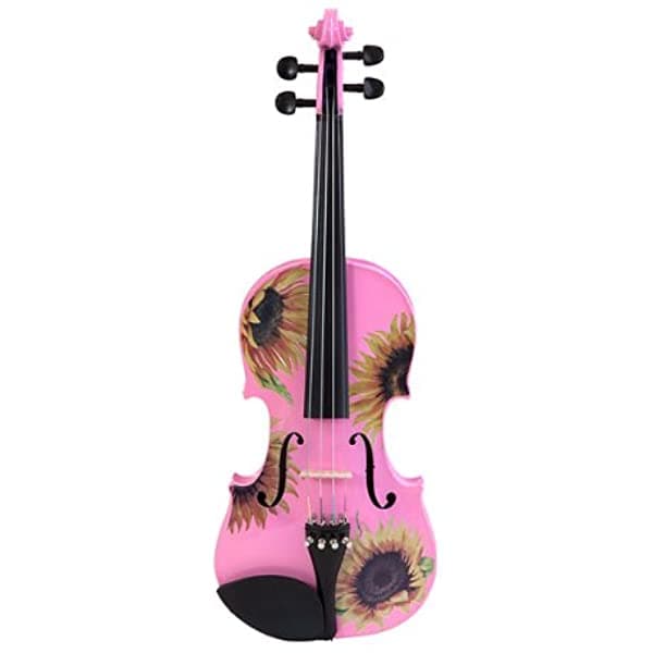 Creative Concept Instruments Concepto Creativo Instrumentos Ssp5014 Rozanna'S Sunflower Delight 1 4 Violin Outfit Pink