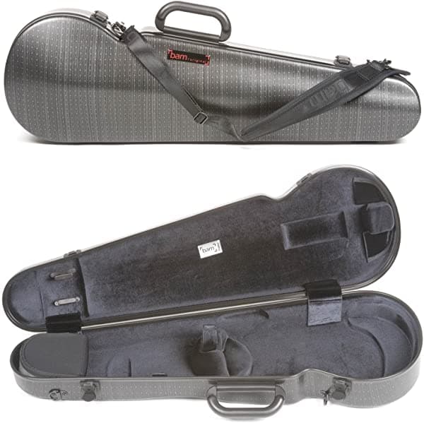 Bam France 2002XL Contoured Hightech Black Lazure 4/4 Estuche de Violín 2002XLB