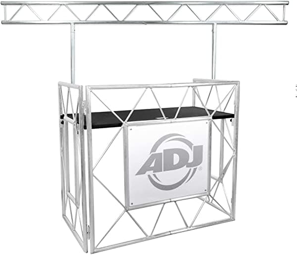 American Dj Pro Event Tabla Ii Facada De Cabina Dj Plegable + Beam De Armadura De Aluminio Pro Event Table II+Pro Event I Beam