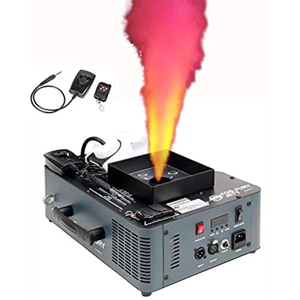 American DJ ADJ Fog Fury Jett Máquina de Humo y Luces LED con Mando a Distancia Inalámbrico