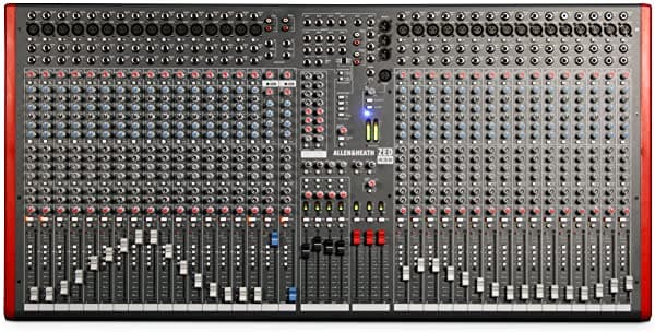 Allen & Heath ZED-436 - Mezclador de Audio en Vivo de Calidad para Giras con 16 Entradas Mono y 4 Estéreo, 4 Grupos, 6 Envíos Aux/Monitor, Matriz 7x2 y USB I/O (AH-ZED-436)