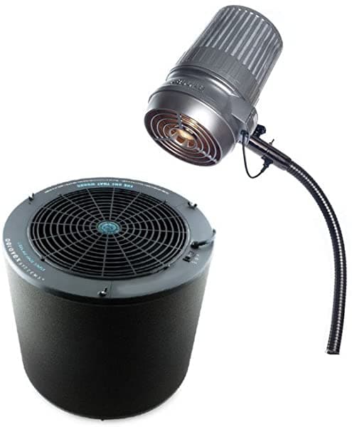 Sunflower Ii Extractor De Polvo De Uñas Led Más El Que Funciona Al Paquete De Purificador De Aire De Salón